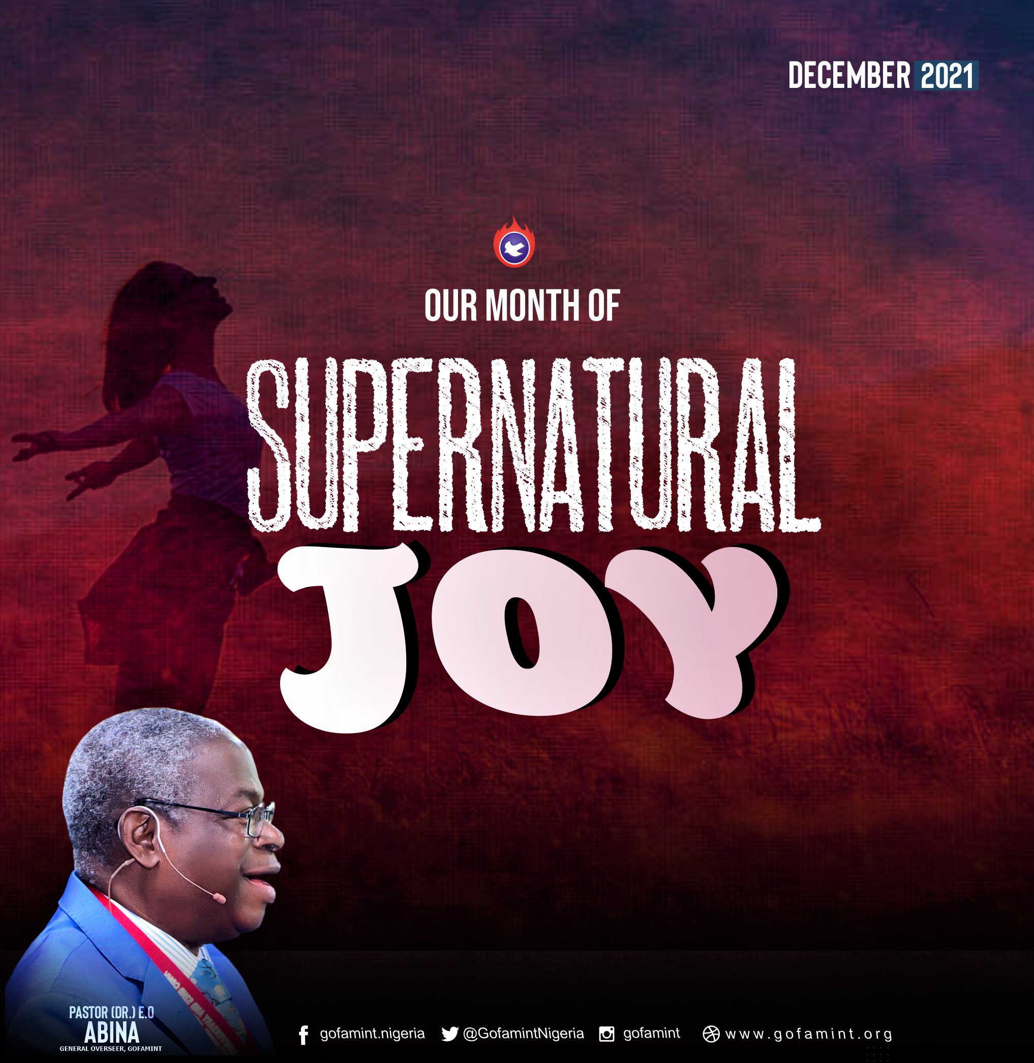 WELCOME TO DECEMBER 2021 –  OUR MONTH OF SUPERNATURAL JOY